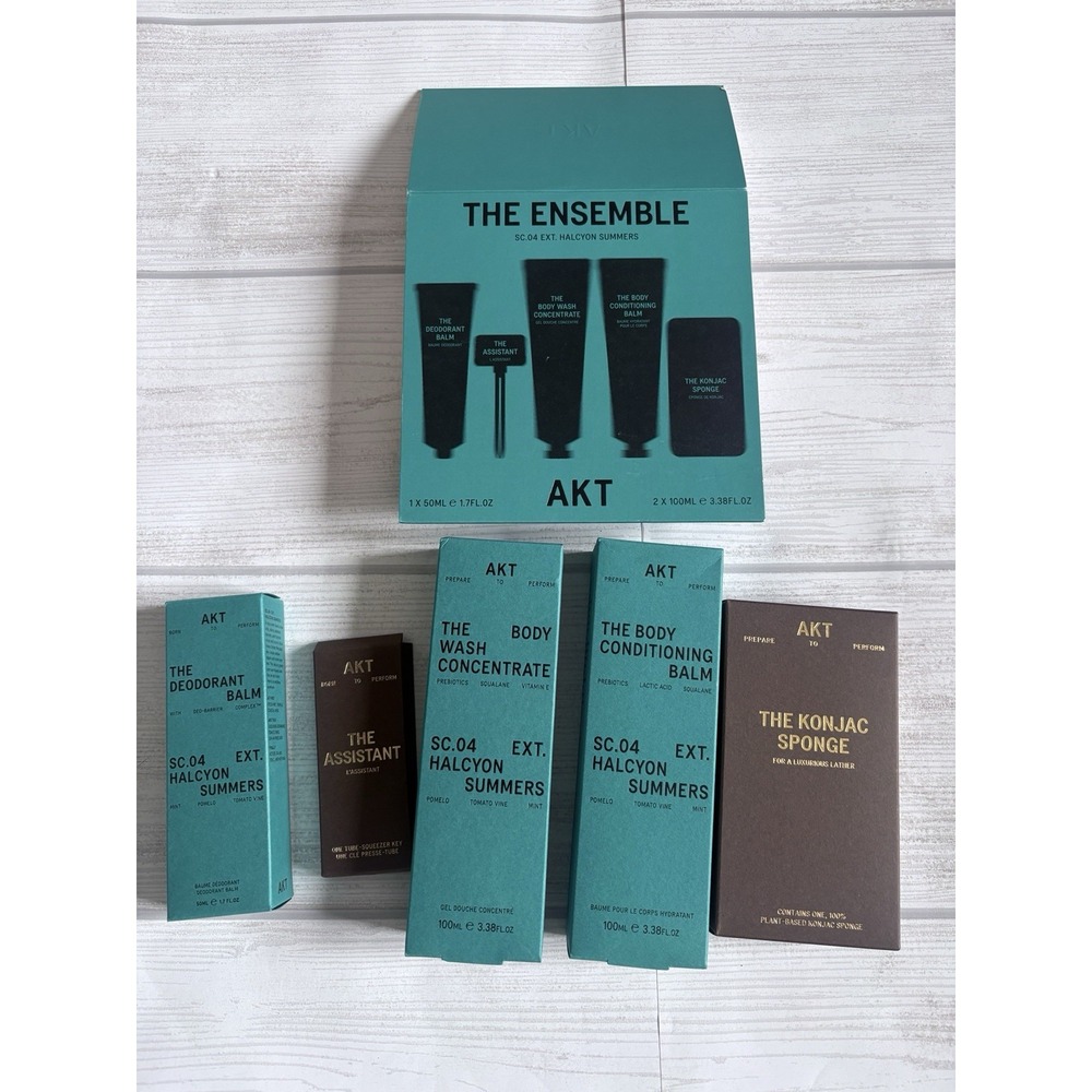 AKT The Ensemble Halcyon Summers 5 Piece Body Care Kit